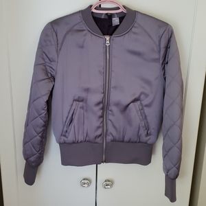 H&M Satin Bomber Jacket